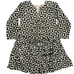 Pink Chicken Black & White with Gold Penelope Dress size 6